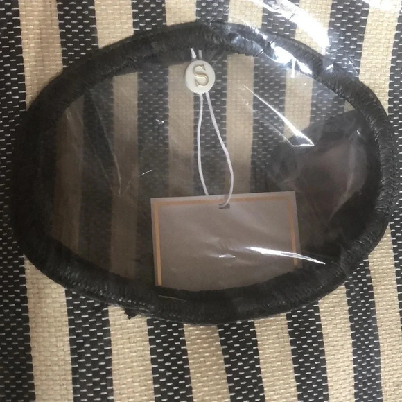 Shiraleah Lolita woven paper straw beach tote bag NWT - Picture 2 of 7